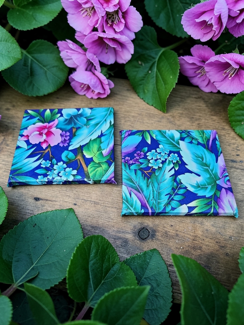 Floral Coaster Set